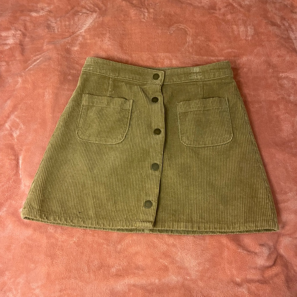 short tan corduroy skirt size 5, Arizona, jean company